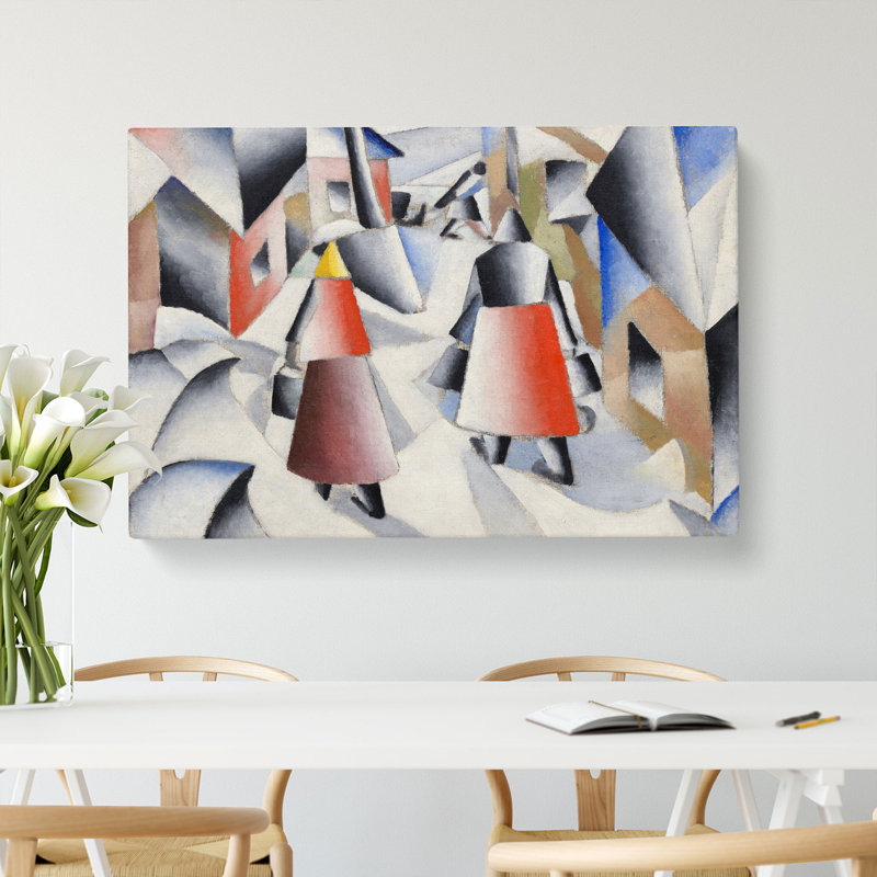 Village After Snowstorm by Kazimir Malevich - Wrapped Canvas, 40cm H x 60cm W x 3cm D