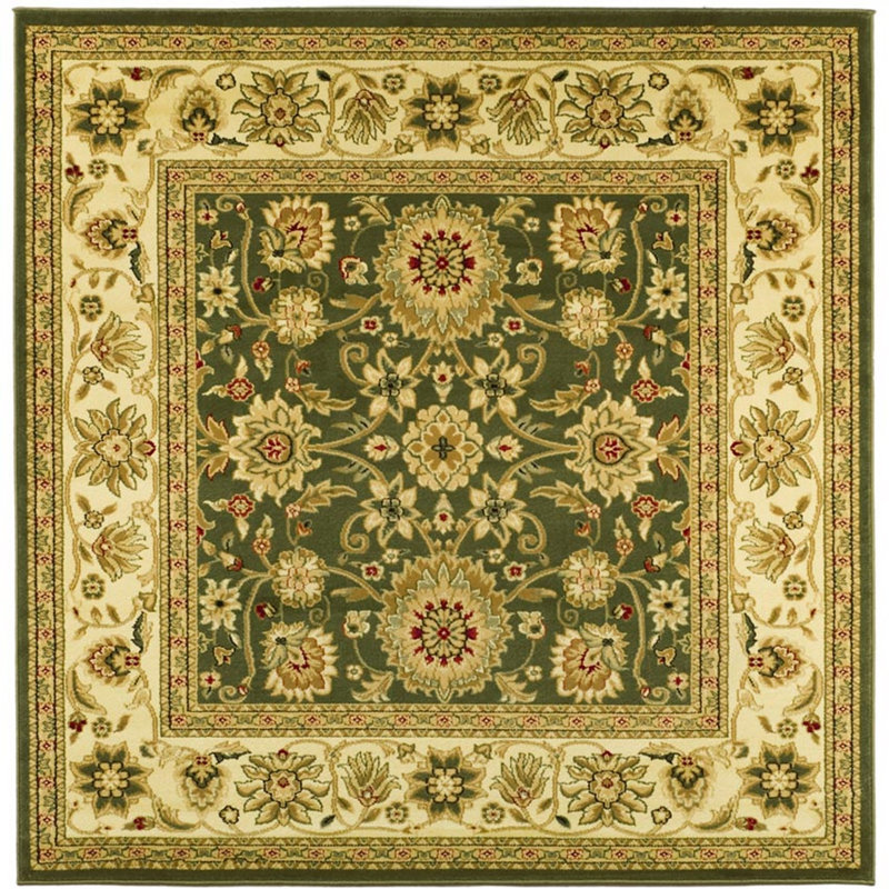 Lyndhurst Oriental Area Rug, Green, Square 183 cm
