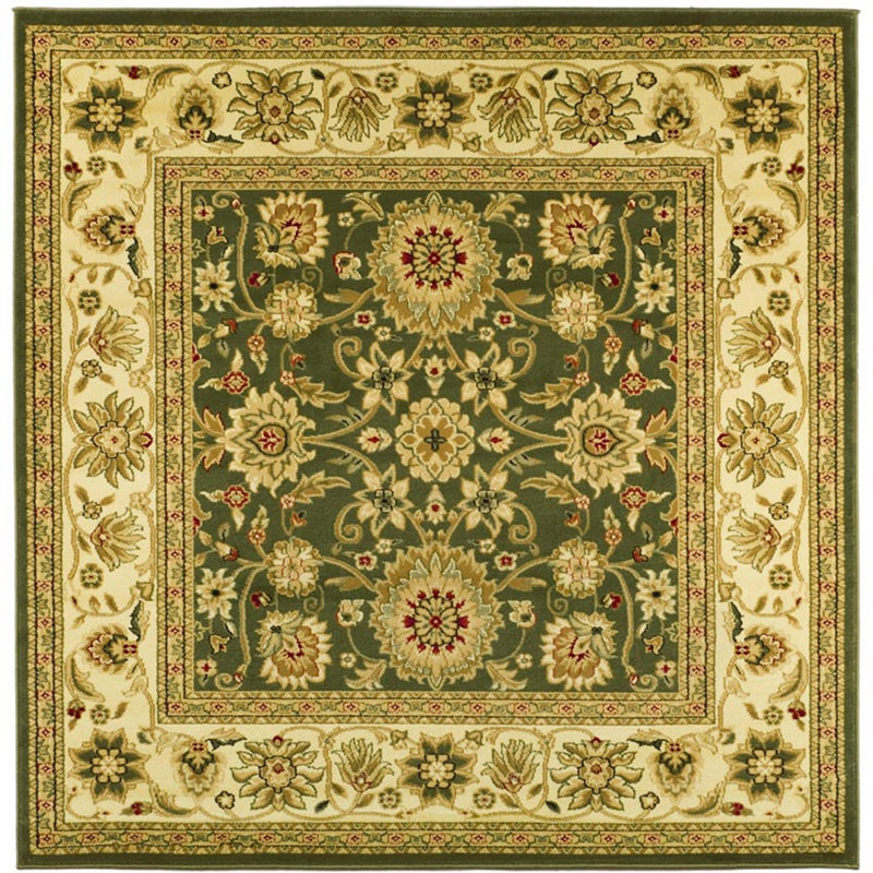Lyndhurst Oriental Area Rug, Square 183 cm, Green