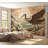 Premium Wallpaper Wall Mural - Crane Sunset Illustration-682173622