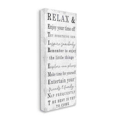 Relaxez et profitez des phrases de retraite
