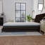 Matelas 12 po en mousse viscoélastique gélifiée ferme avec support de bord et grille d'aération-116156630