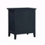 Table de chevet 3 tiroirs - Bleu minuit