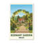 Bodnant Garden, Wales - Romantic Travel Poster Of Laburnum Arch, Terraced Lawns And Welsh Hills. Giclee Print On Wrapped Canvas. Wall Art, Home Decor - Parks & Gardens, Wales - Wrapped Canvas Print-2117061438