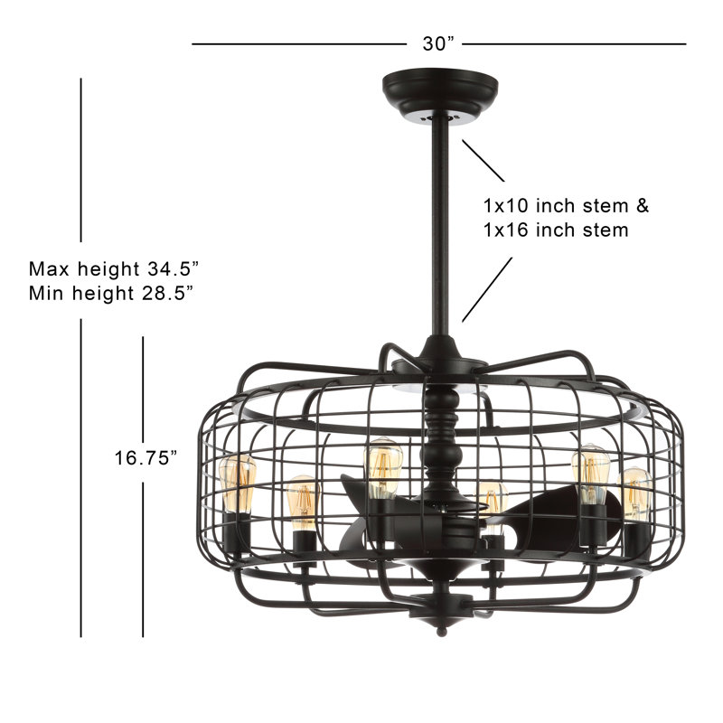 Laci 22.625'' Ceiling Fan with Light Kit