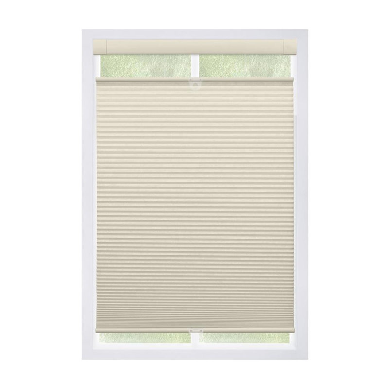 Store alvéolaire occultant de haut en bas No Drill, l 28 po x H 64 po No Drill, Beige, 28" W x 64" H