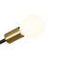 4-Light Sputnik Modern Linear Semi Flush Mount