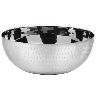 Ivy Bronx Carberry Nickel Plated Serving Bowl