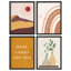 «Here Comes The Sun», brun, nature abstraite, paysage, illustrations, décor moderne-101520317-101520318