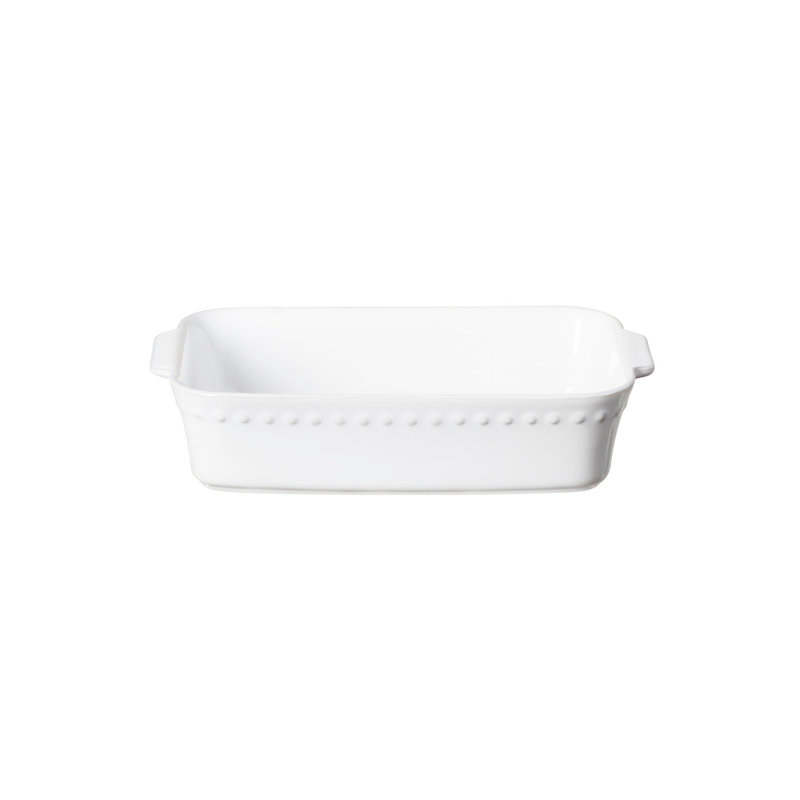 Pearl Rectangle Stoneware Baker