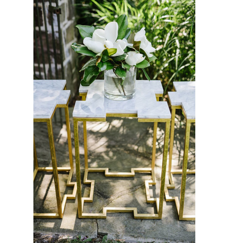 Trio 42.75'' W Console Table, White