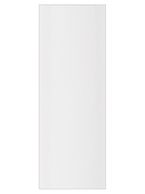Porte intérieure stratifiée moderne blanc doux Glam G-Pro 001 seulement 32 po x 80 po, 32 po x 80 po, Blanc doux