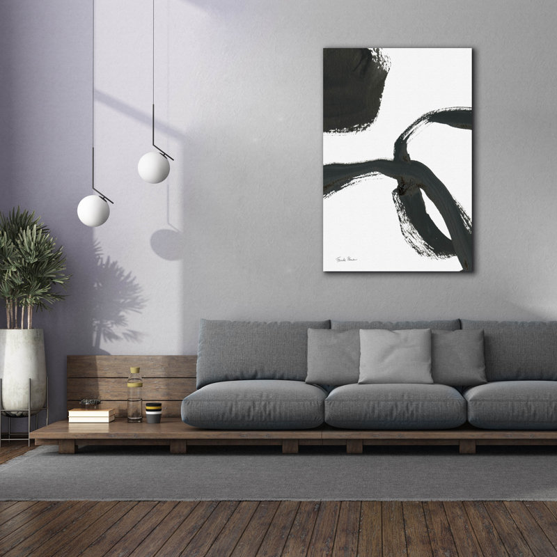  «Inky 5» par Farida Zaman, art mural sur toile, 40 po x 60 po
