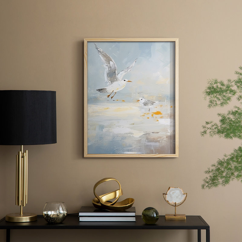 NAUTICAL Series CDLVII Framed Print - Solid Wood, Naturel, H 30 po x l 24 po