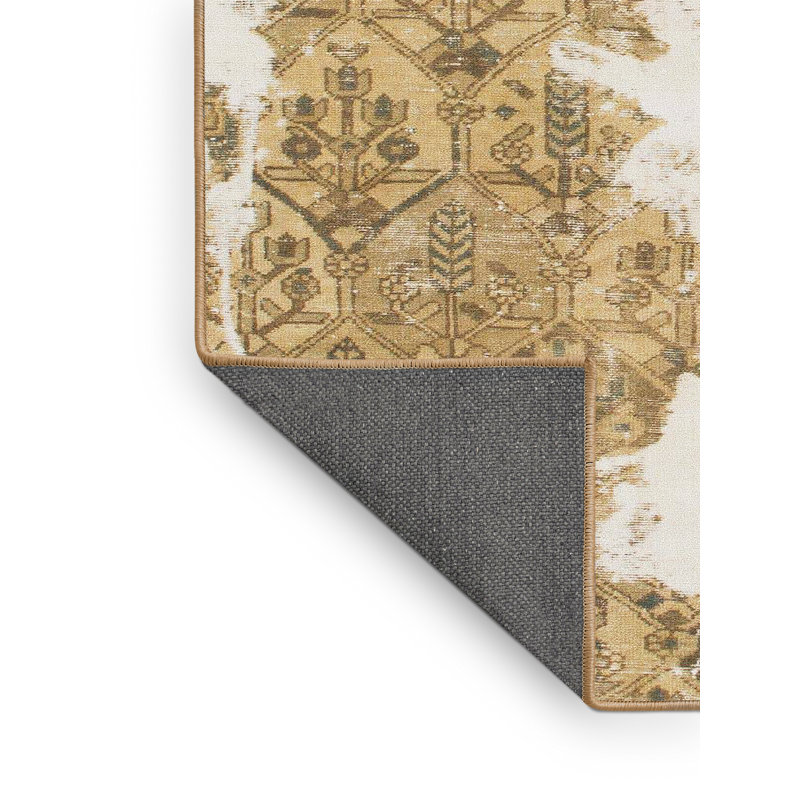 Smolan Abstract Indoor Rug, Rectangle 2' x 4'