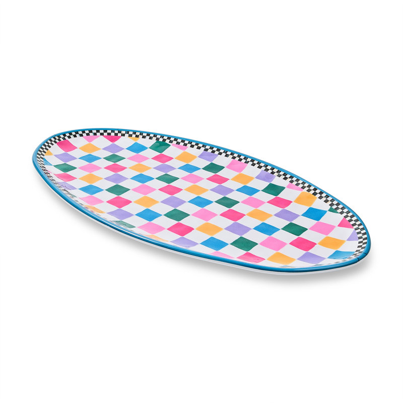 Jamboree Melamine Oval Platter
