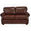 Speroni 72" Genuine Leather Rolled Arm Loveseat-20119941