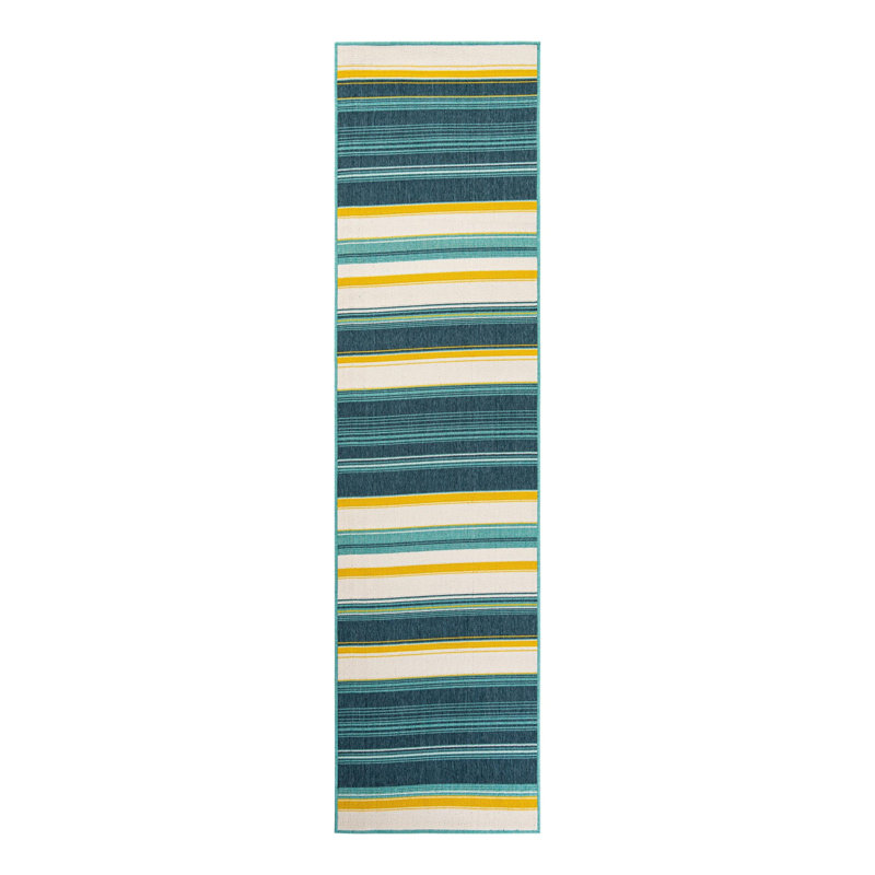 Gourlie Indoor/Outdoor Area Rug, Runner 2'7" x 10'