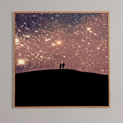 « stargaze », reproduction de photo encadrée