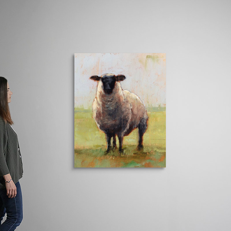 «Away From The Flock I» par Ethan Harper - reproduction d'art sur toile, H 45 po x l 36 po x P 1 po, Toile tendue