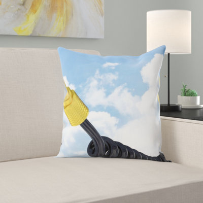 Microsuede Throw Pillow