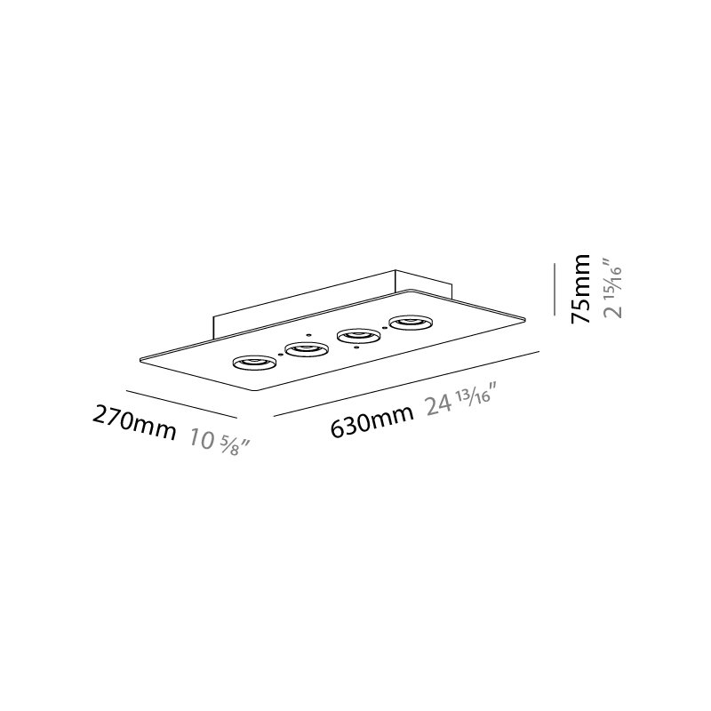 Equal Flush Mount