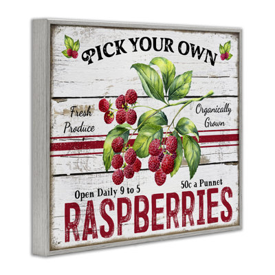 Choisissez vos propres framboises, estampe numérique par Creatif Belle