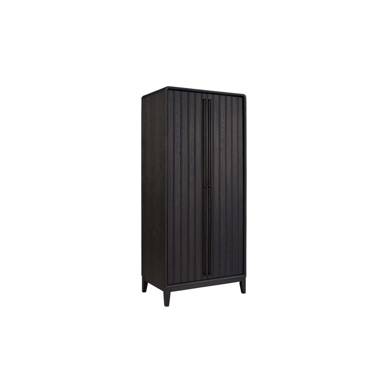 Armoire In Peppercorn Finish