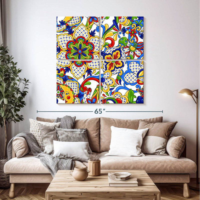 Kerner Bold Talavera Flowers