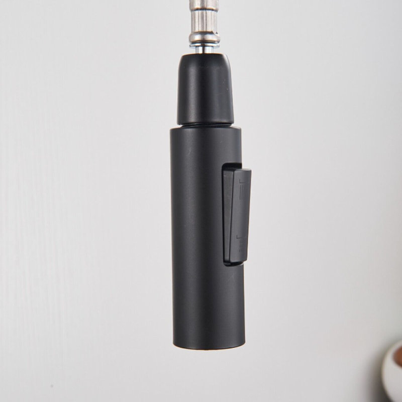 Robinet de cuisine noir mat moderne