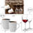 Altemar Glass Wine Glass Rack in Clear