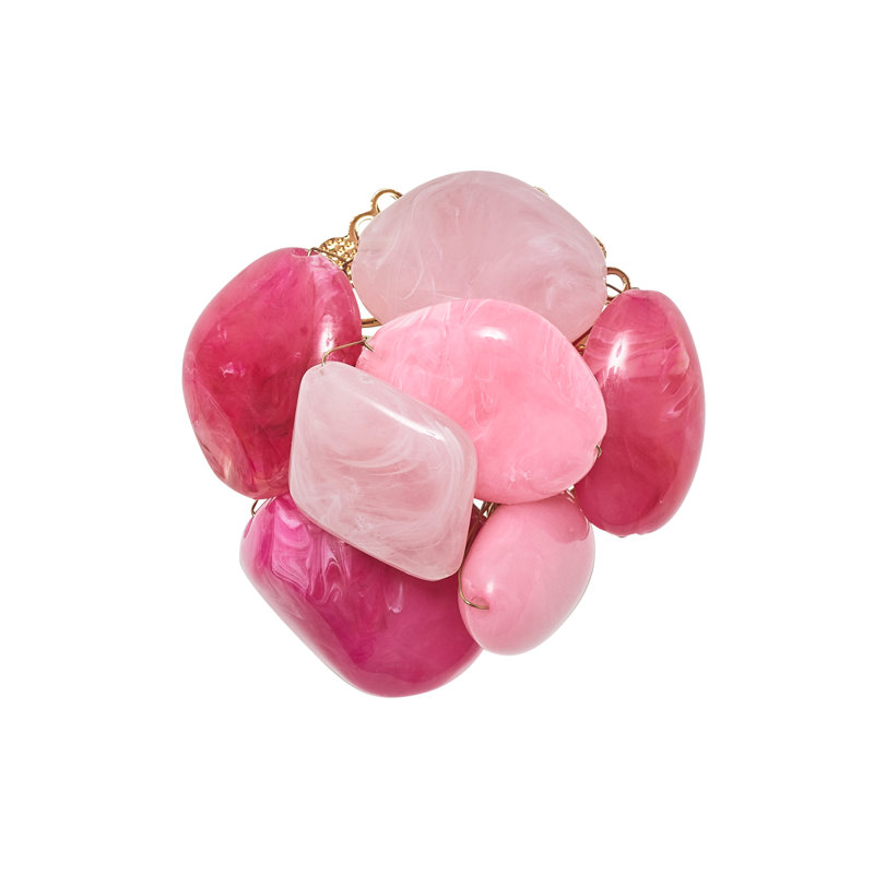 Sea Stone Napkin Ring, Pink