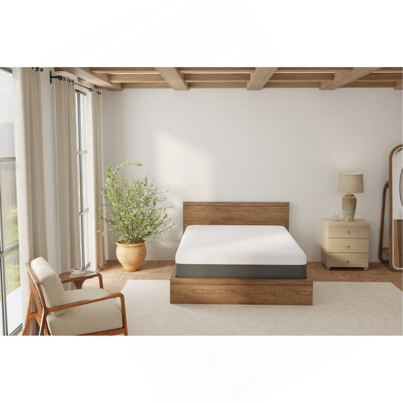 Fria 12 Inch Soft Mattress With Cooling Cover, Twin