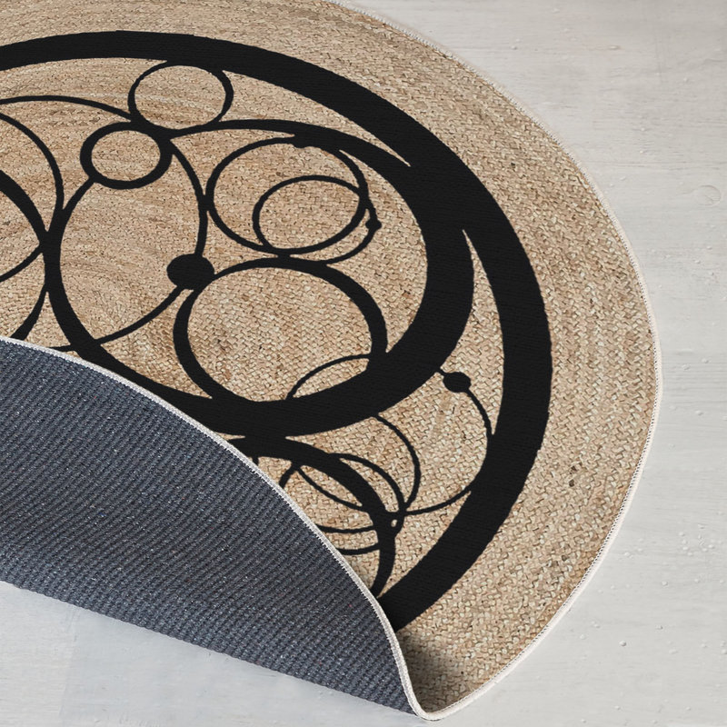 Round Noemi Area Rug, Round 140cm