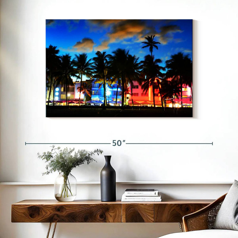 Ravi Ocean Drive Florida, 26" H x 39" W