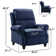 Claire 35.4'' Wide Classic and Soft Push Back Recliner with Wide Backrest