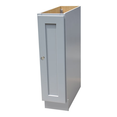 Hallatrow Gray Shaker Base Cabinet