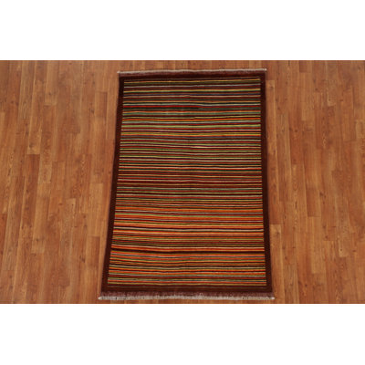 Tapis rayé Gabbeh 3 x 5