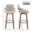 Tabouret de bar et de comptoir pivotant Carruth-160272335-160271921
