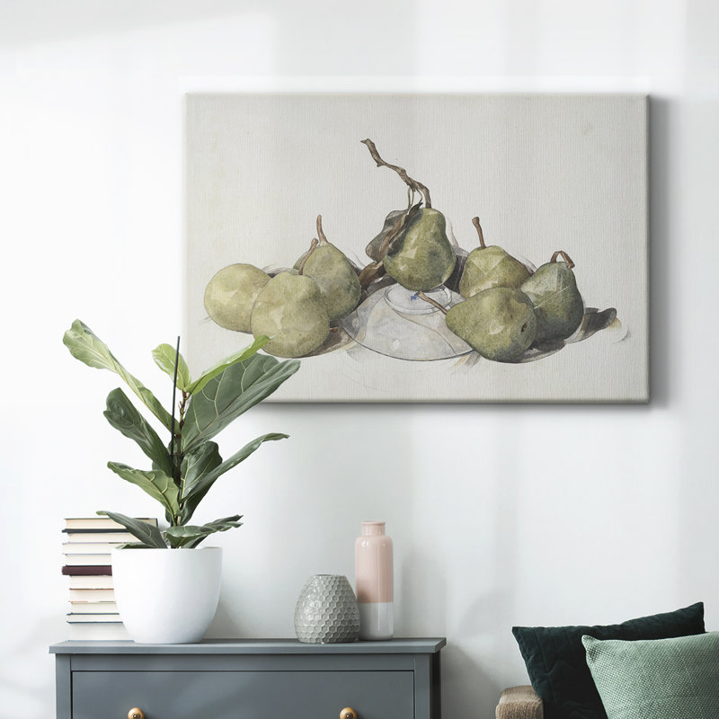 Vintage Botanical-III - reproduction d'art sur toile tendue, H 33 po x l 49 po x P 1,5 po, Toile tendue