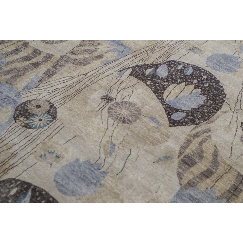 Brookhaven Abstract Area Rug in Ivory