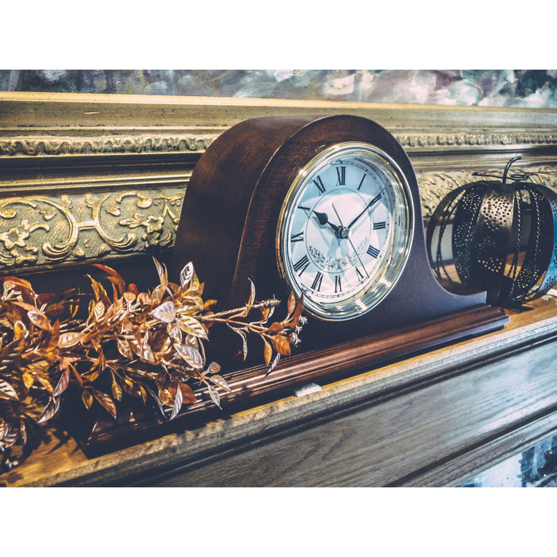 Horloge, acajou