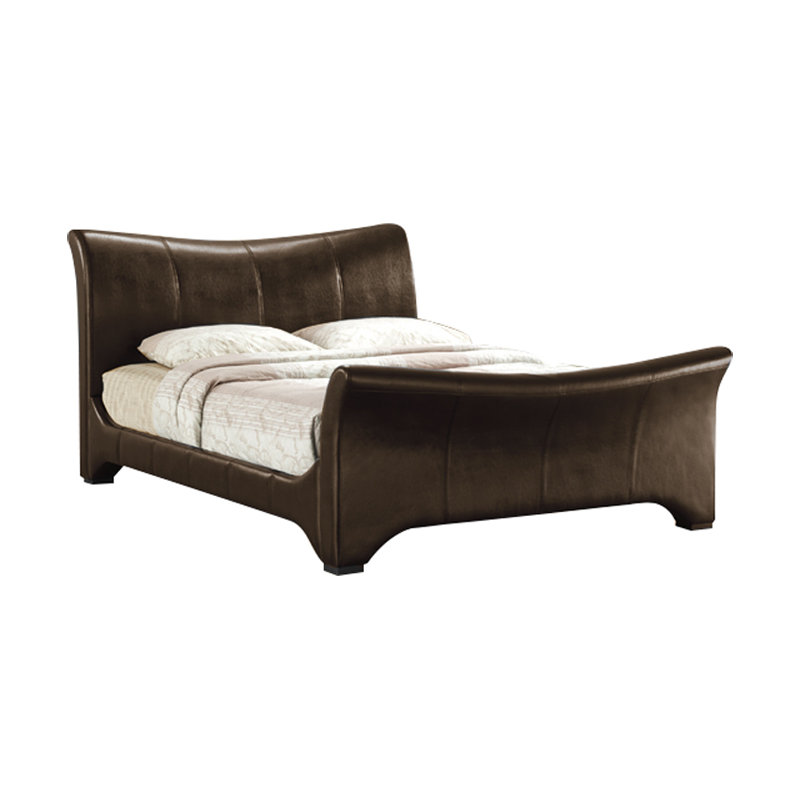 Upholstered Bed, Super King (6'), Brown