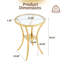 Tables de salle à manger avec rangement (table seulement, sans chaises, avec plateau et pieds), salle à manger moderne en acier et verre