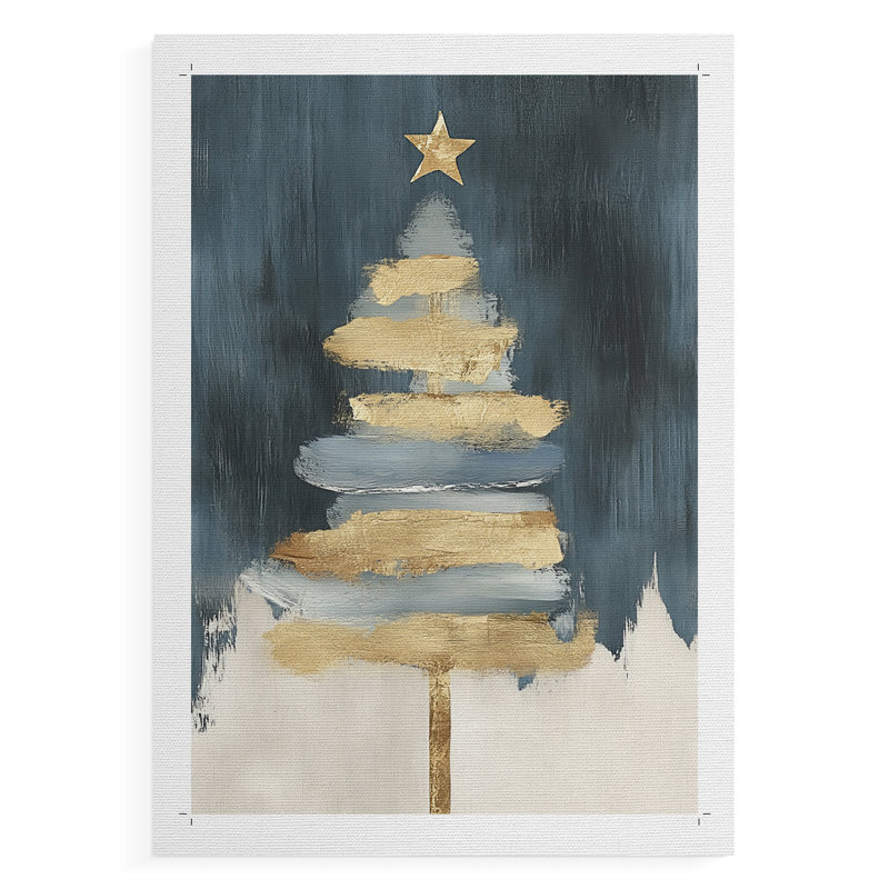 Christmas Holiday Art CXCIV - Impression sur toile seulement - NON-CADRE, H 48 po x l 32 po
