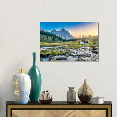 «Cabin Fever Cure Sunrise Edition», reproduction d'art sur toile tendue
