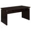 Bureau d'ordinateur en forme de L Ulloa Cappuccino de 83 pouces avec rangement spacieux et conception ergonomique pour les espaces de travail modernes