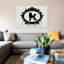 Caniche (noir et blanc) par 5by5collectif - Impression sur toile tendue sur châssis-36907916-72412631-72412637