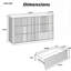 Commode 6 tiroirs Modern