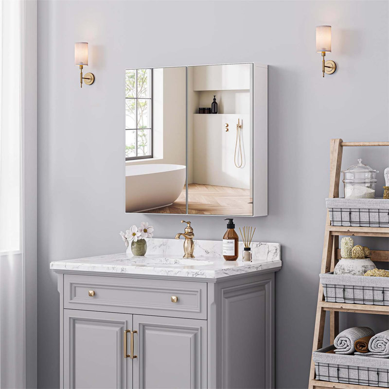 Aadhith Wall Mounted Required Bathroom Cabinet